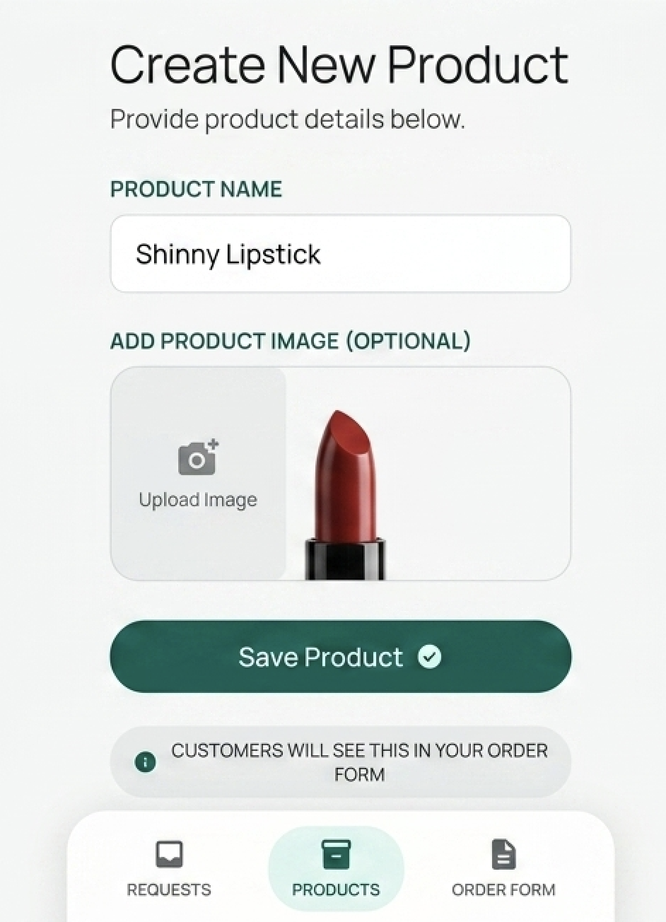 Add your products