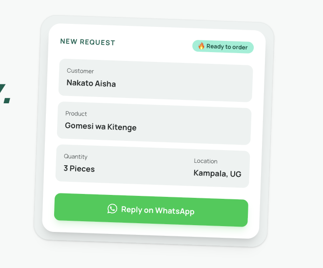 Get ready-to-buy requests